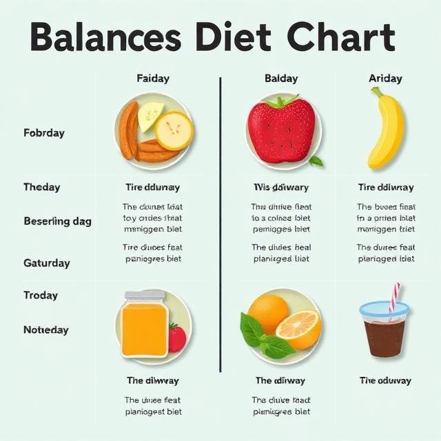 diet chart for adults with daily