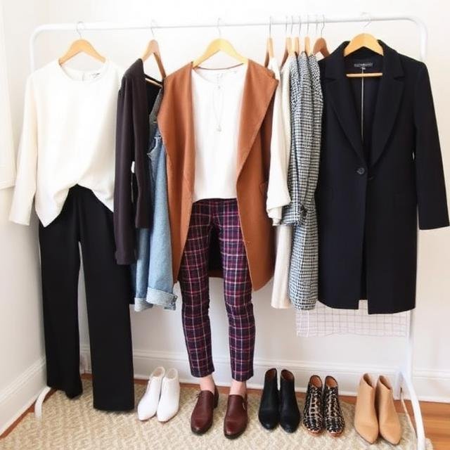 stylish wardrobe